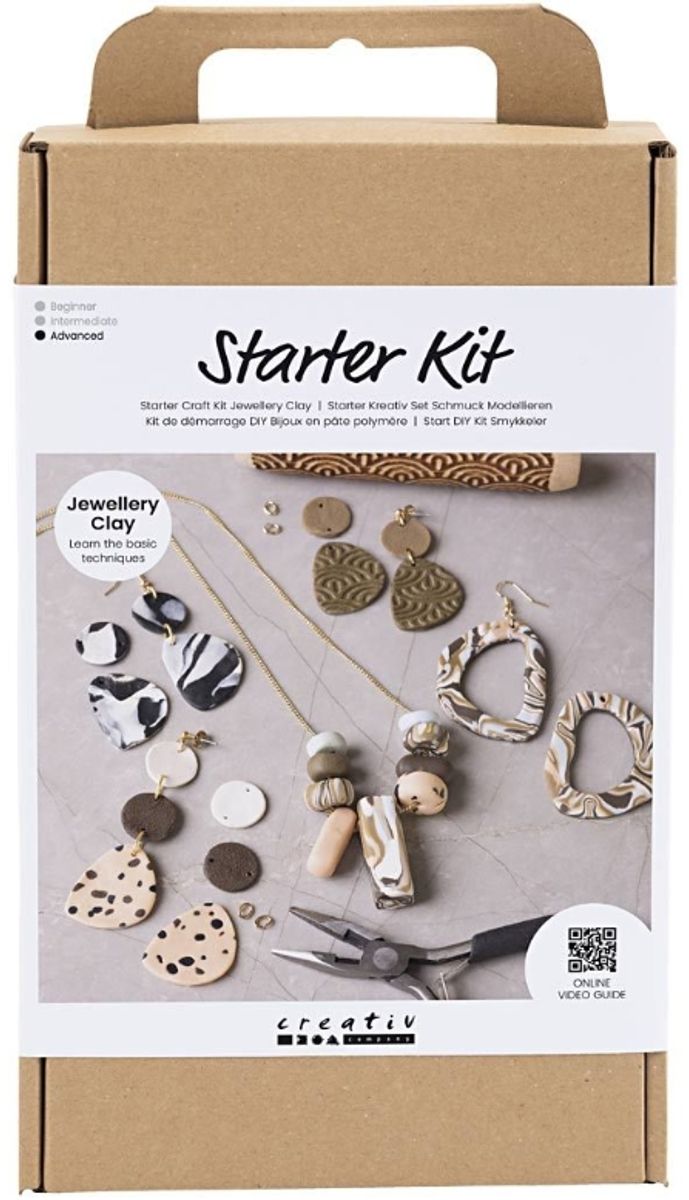 Start DIY kit, smykke-leire