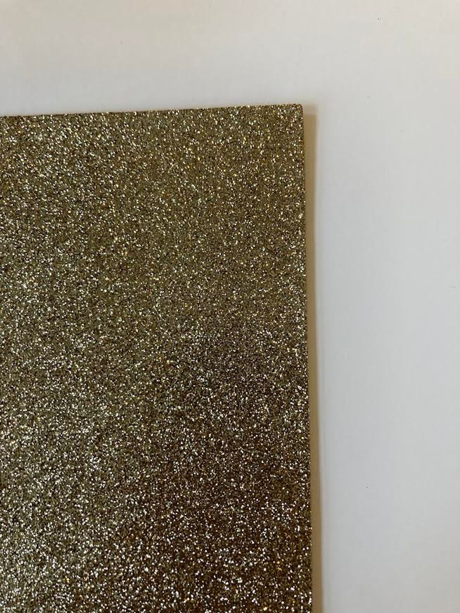 Mosgummi med glitter, champagne