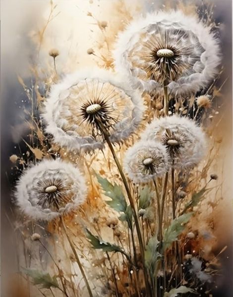 Hovedbilde Løvetenner, 40 x 50 cm