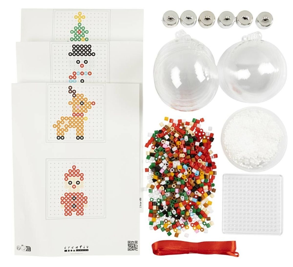 DIY-kit: julekuler med Hama-perler