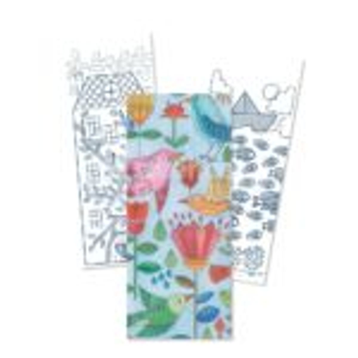 Graffy Fargelegging Bokmerke – Mandala/Blomster