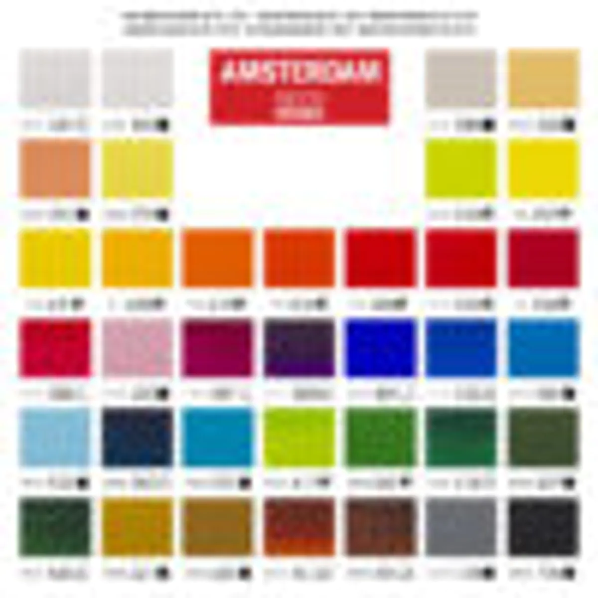 Sett med 36 x 20 ml, ass. farger