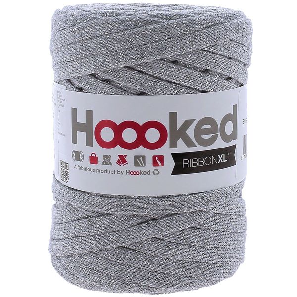 Hovedbilde Hoooked Ribbon XL -Silver Glitter