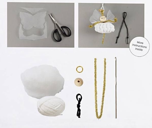 Hovedbilde DIY-kit: hekling engel 