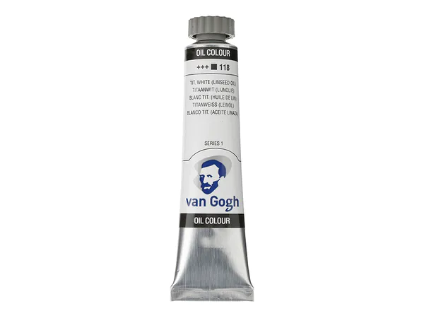 Hovedbilde 118 Titanium white (linseed oil) - 20 ml