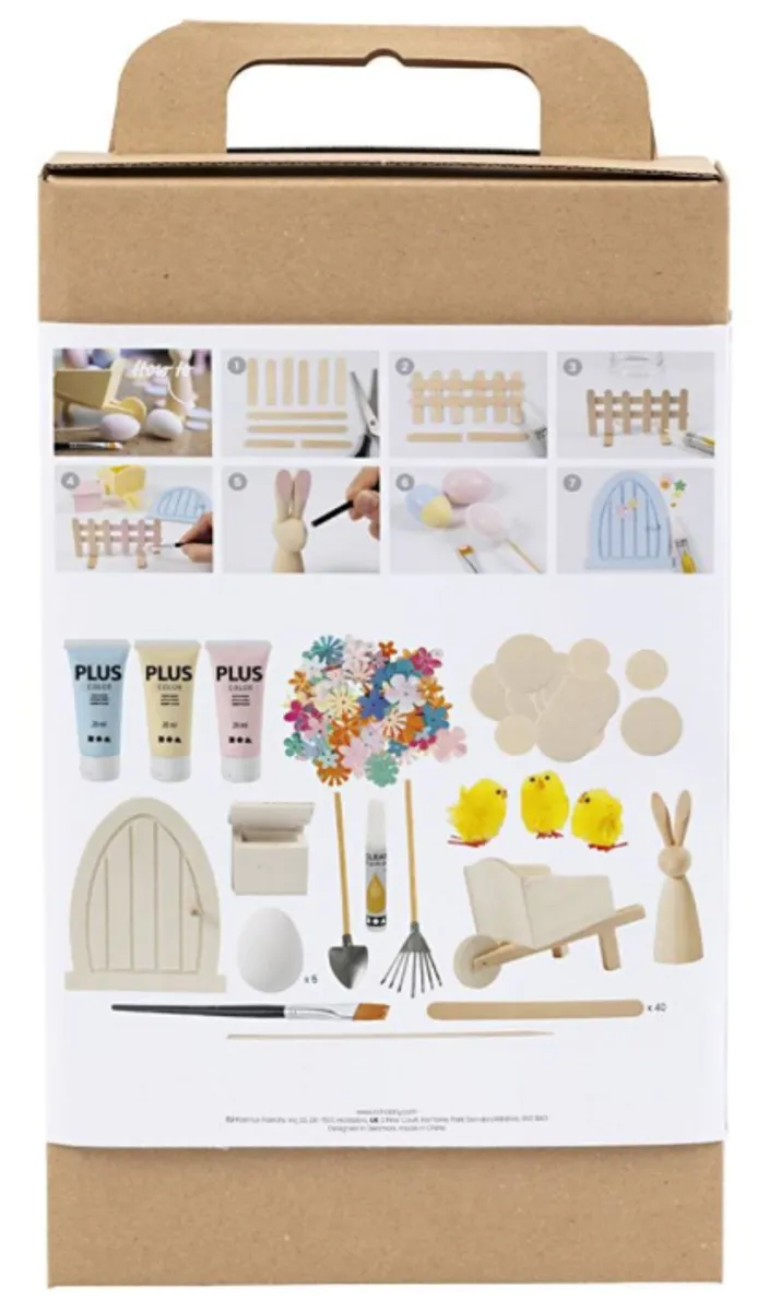 DIY kit, påskehare-dør