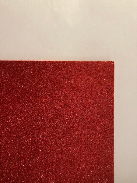 Hovedbilde Mosgummi med glitter, rød