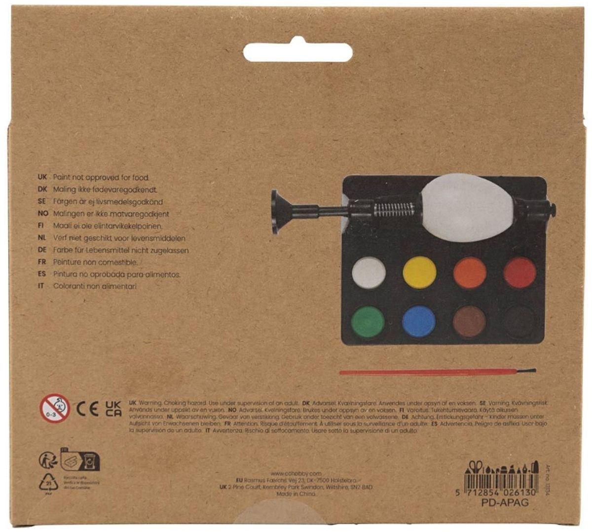 Eggeholder for maling