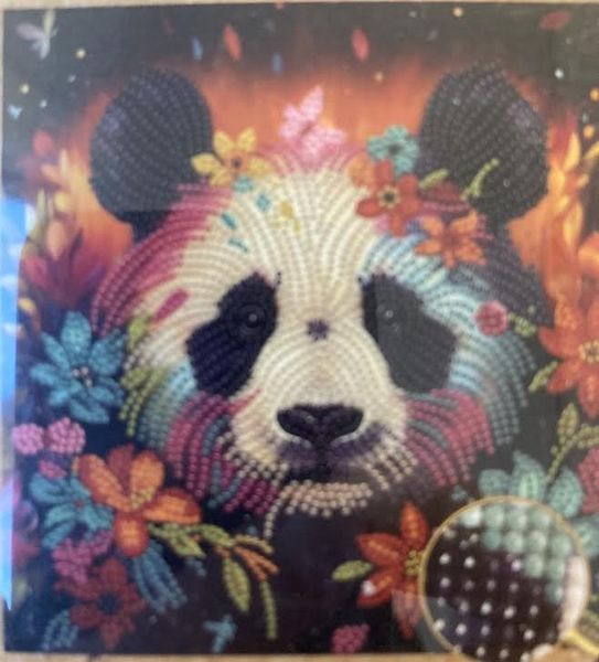 Hovedbilde Panda, 25 x 25 cm